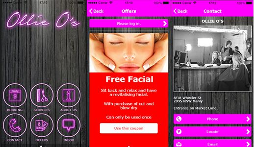 Hairdresser Beauty Salon Mobile App