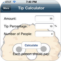 simple tip calculator