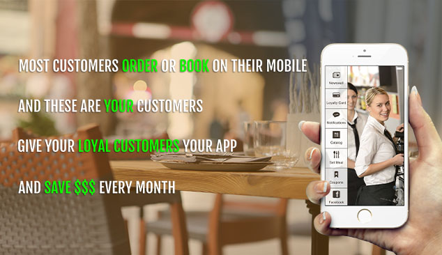 mobile apps for restaurants and cafes
